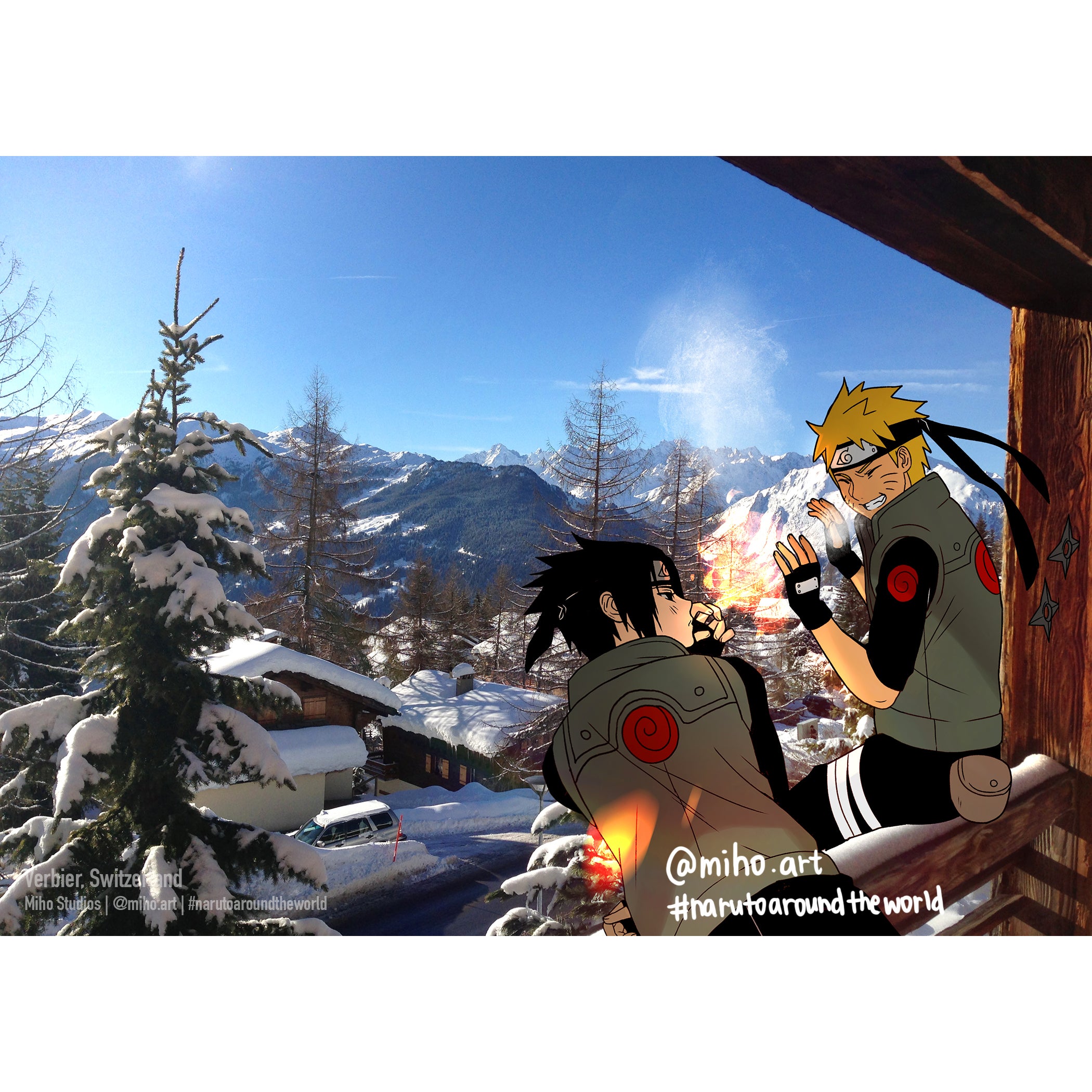 Switzerland: Jounin Sasuke & Naruto